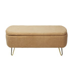Camel Storage Ottoman Bench for End of Bed