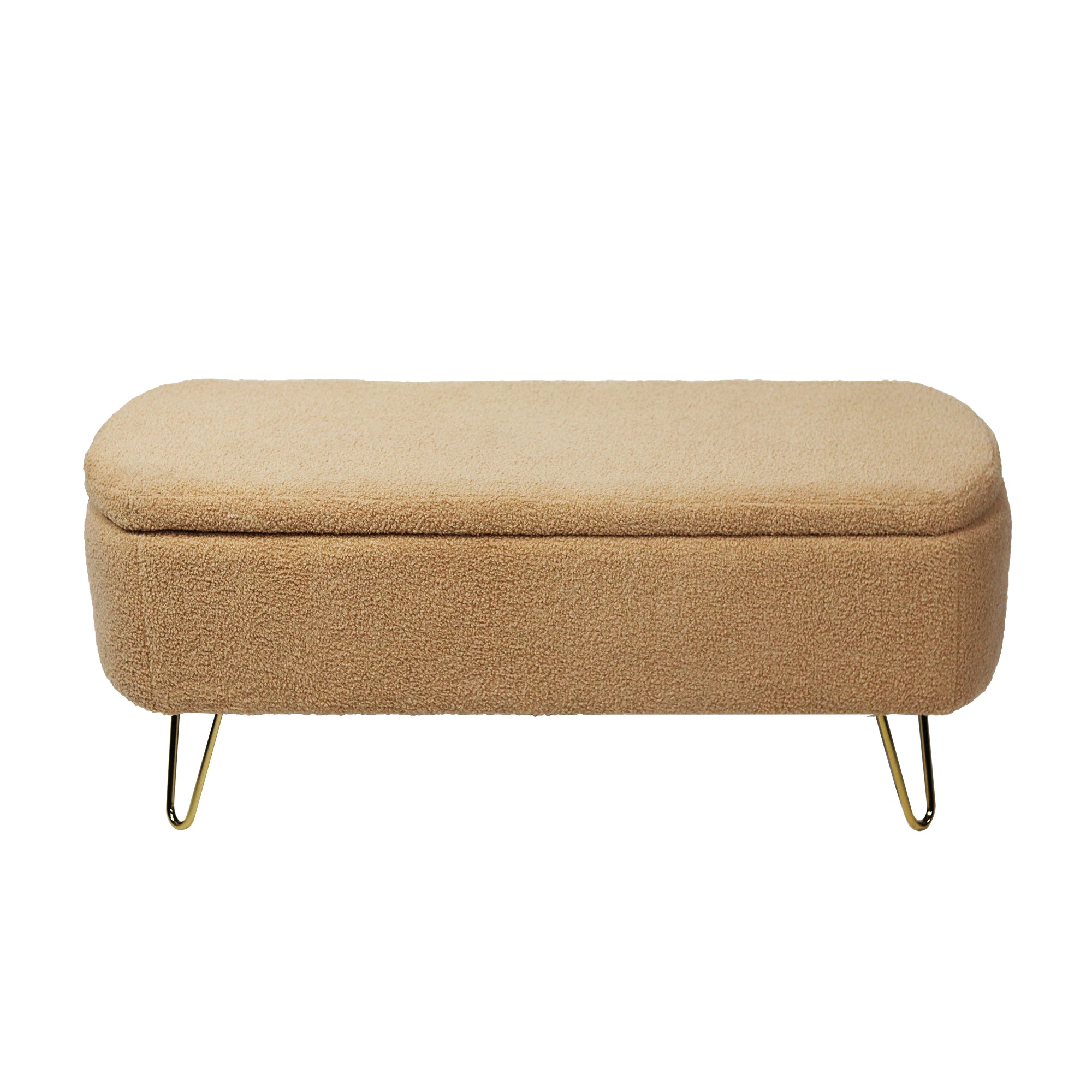 Camel Storage Ottoman Bench for End of Bed