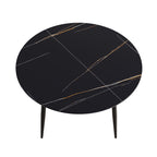 53.15" Modern Artificial Stone Dining Table