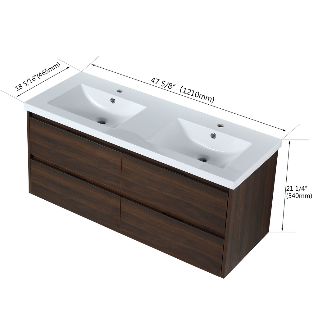 48 Inch Bathroom Vanity With Dual Sink
