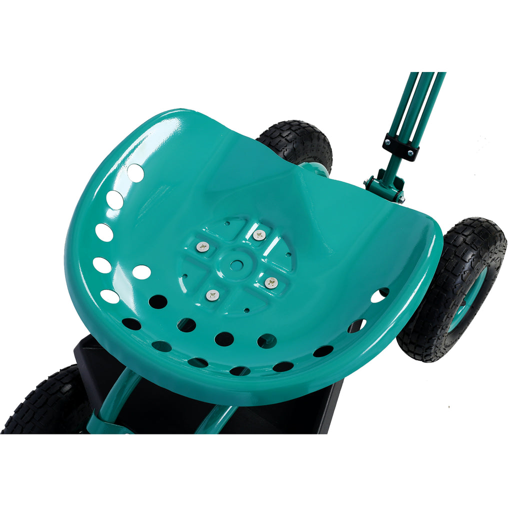 Rolling Garden Scooter Garden Cart Seat with Wheels