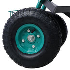 Rolling Garden Scooter Garden Cart Seat with Wheels