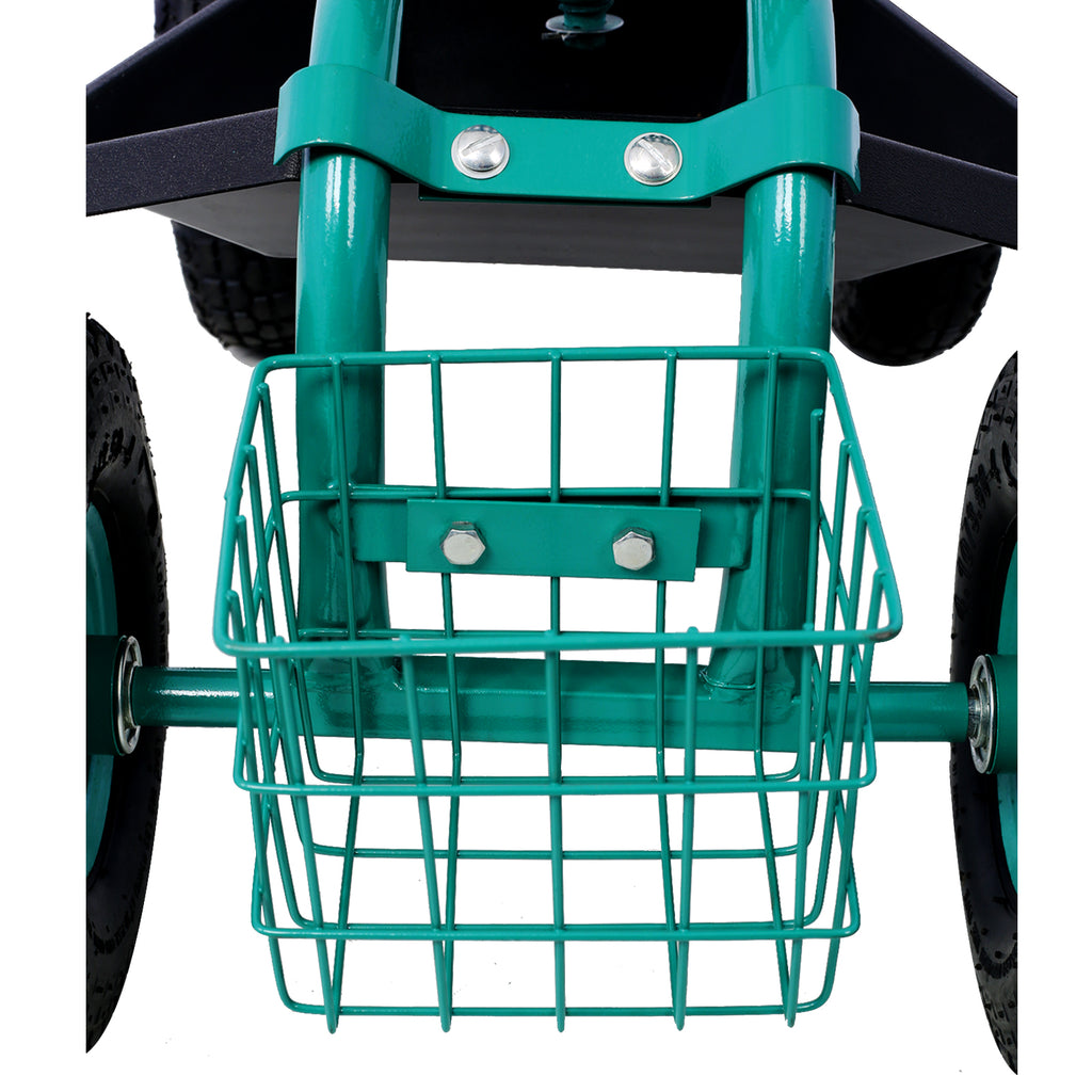 Rolling Garden Scooter Garden Cart Seat with Wheels