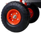 Rolling Garden Scooter Garden Cart Seat with Wheels and Tool Tray