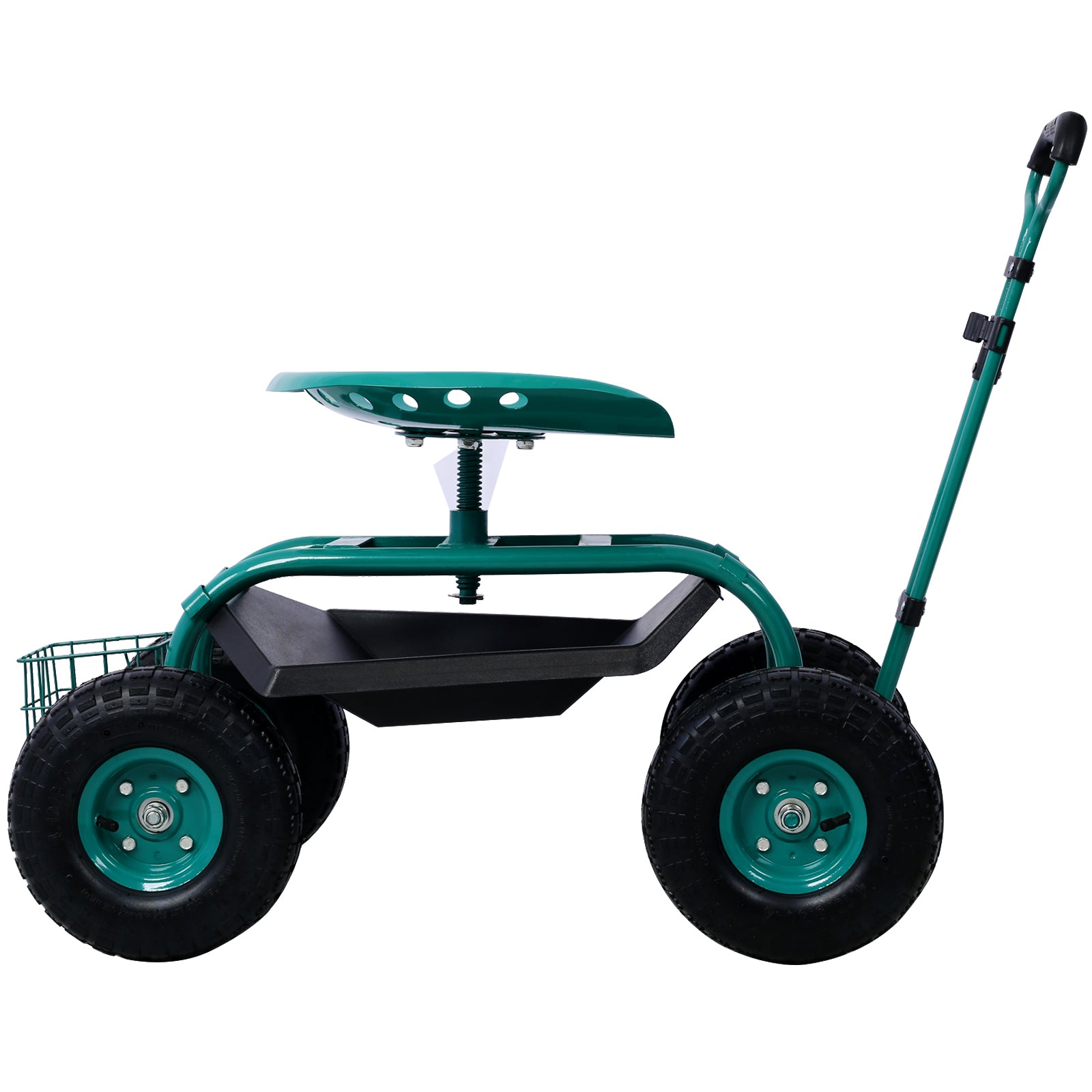 Rolling Garden Scooter Garden Cart Seat with Wheels