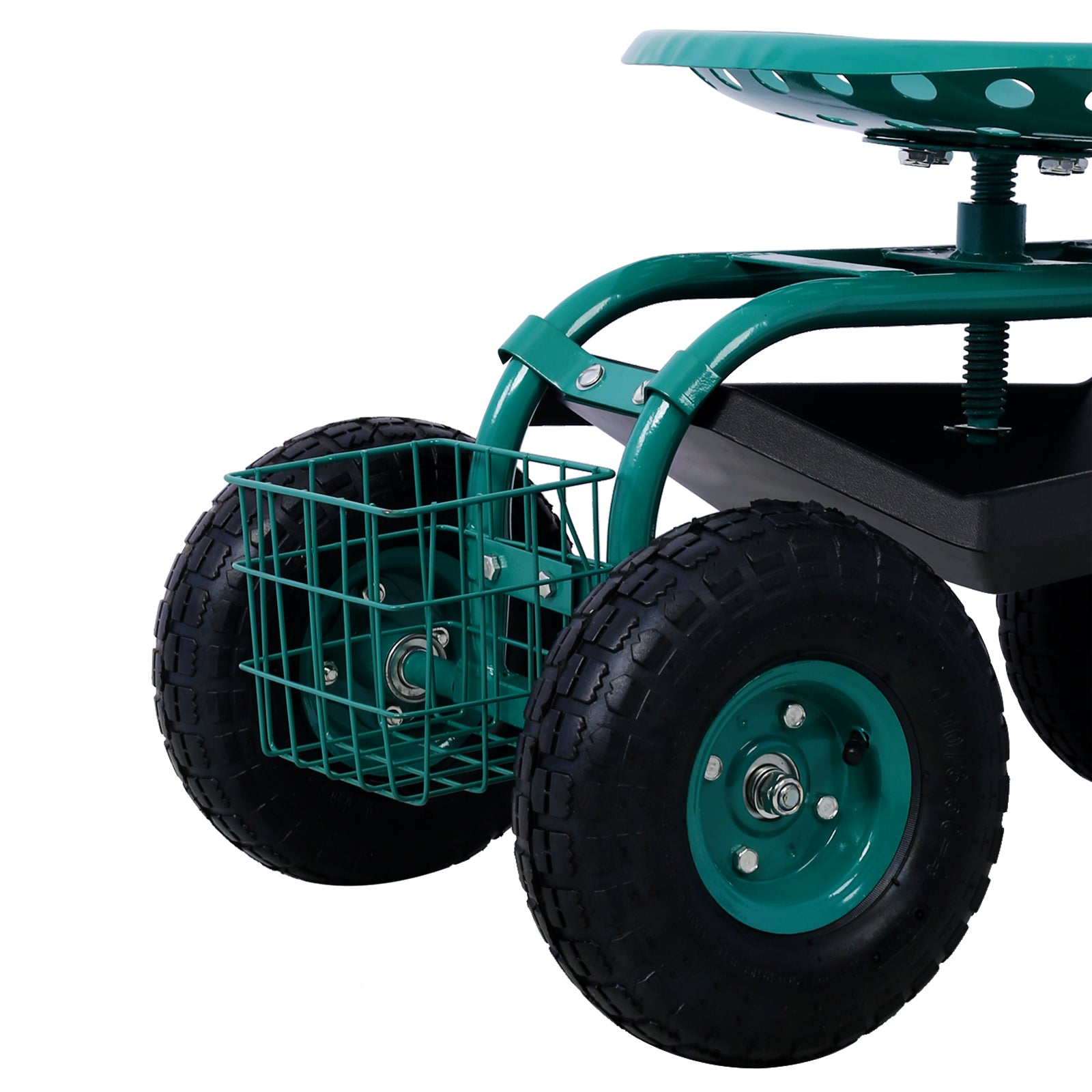 Rolling Garden Scooter Garden Cart Seat with Wheels