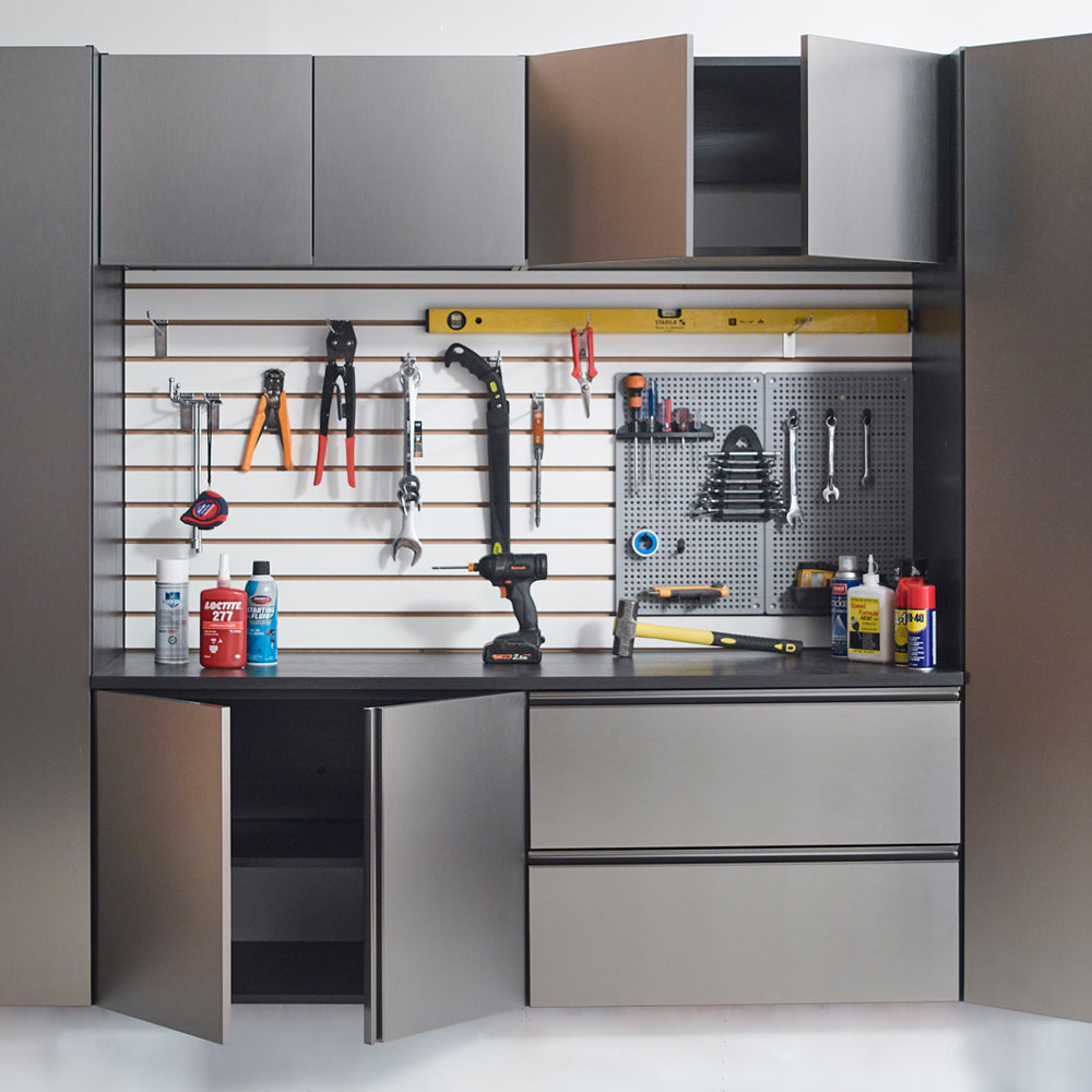 Nova Series 64 in. W x 72 in. H x 20 in. D Metallic Cabinet