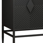 Modern 2 Door Wooden Storage Cabinet Accent Cabinet