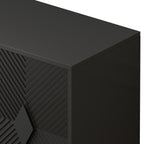 Modern 2 Door Wooden Storage Cabinet Accent Cabinet
