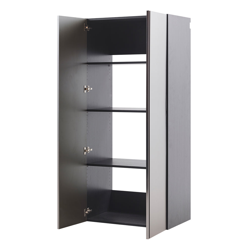 Nova Series Wood Utility Storage Garage Cabinet in Metallic