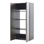 Nova Series Wood Utility Storage Garage Cabinet in Metallic
