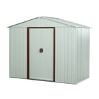 6ft x 5ft Outdoor Metal Storage Shed with Metal Foundation