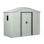 8ft x 4ft Outdoor Metal Storage Shed with Window