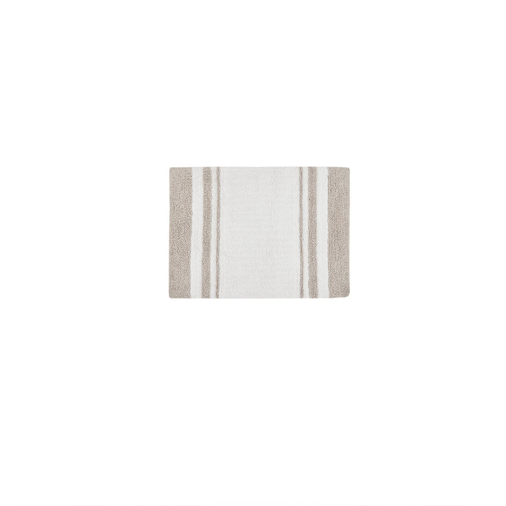 Reversible Bath Rug in Taupe