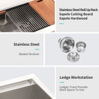 33 x 22 x 10 Inch Farmhouse Kitchen Sink