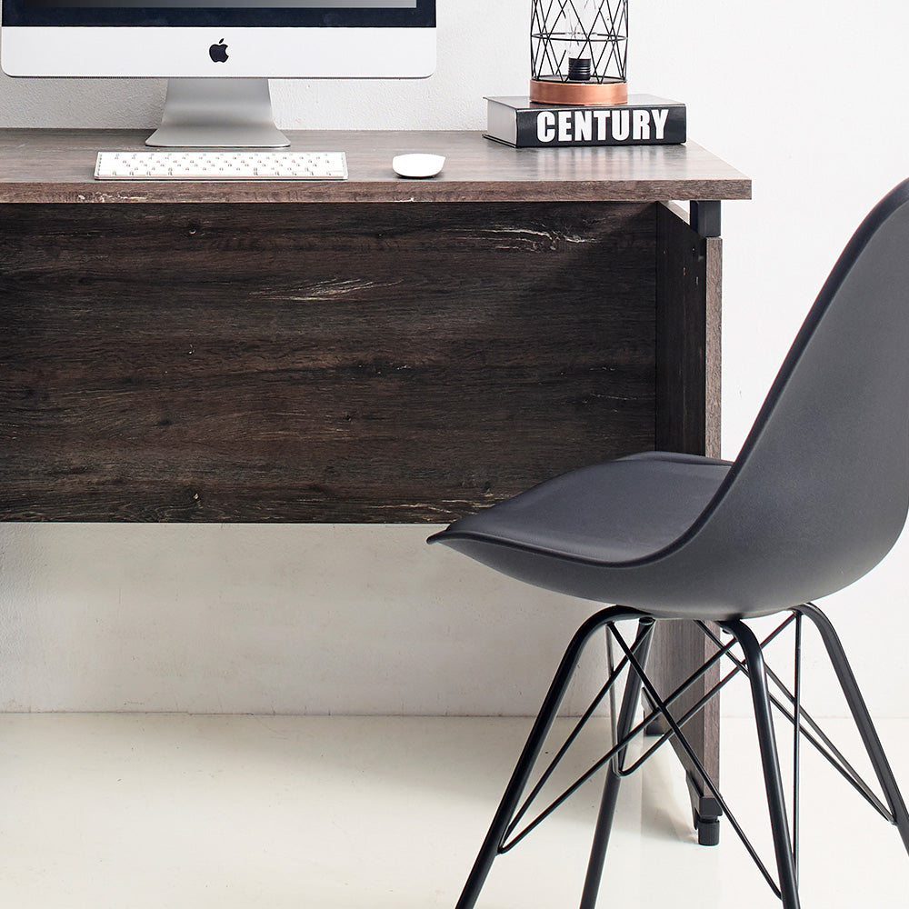 Urban Farmhouse Composite Wood Writing Desk in Rustic
