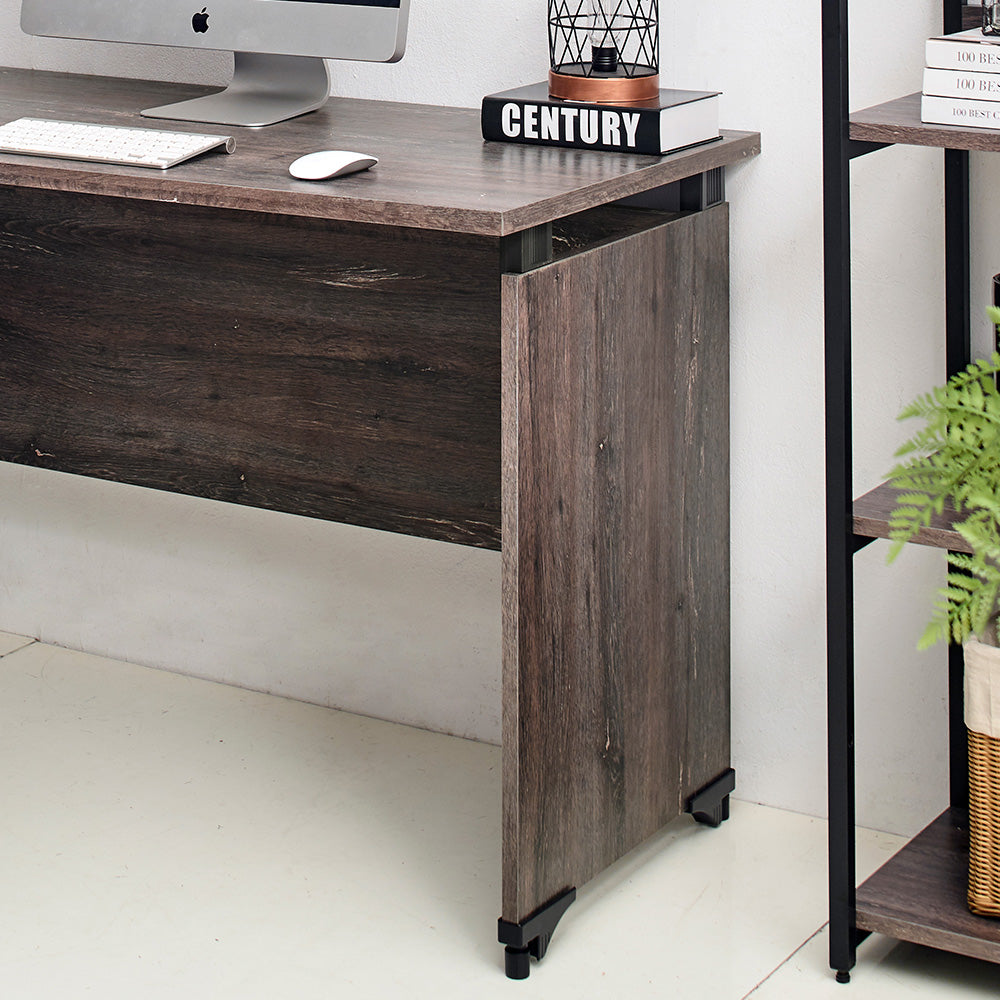 Urban Farmhouse Composite Wood Writing Desk in Rustic
