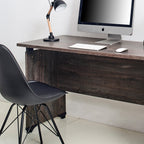 Urban Farmhouse Composite Wood Writing Desk in Rustic