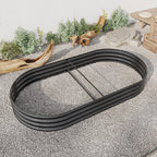Oval Large Metal Raised Garden Bed