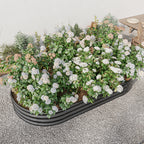 Oval Large Metal Raised Garden Bed