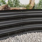 Oval Large Metal Raised Garden Bed