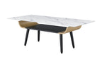 Landon 47" Coffee Table with Glass