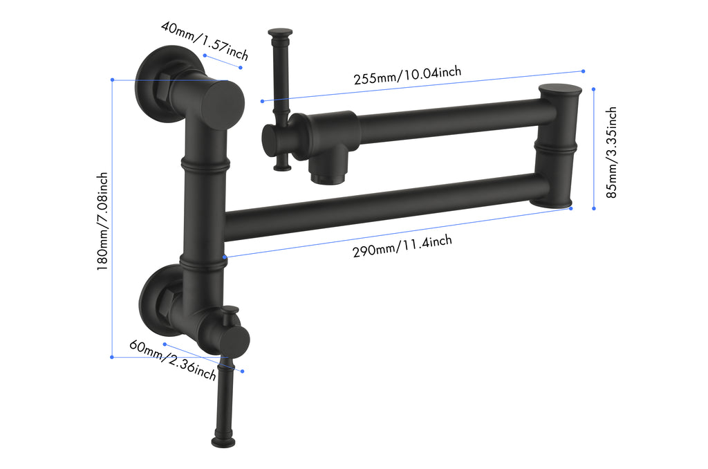 Modern Brass Pot Filler Faucet