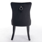 Nikki Collection Modern Tufted Dining Chair Set