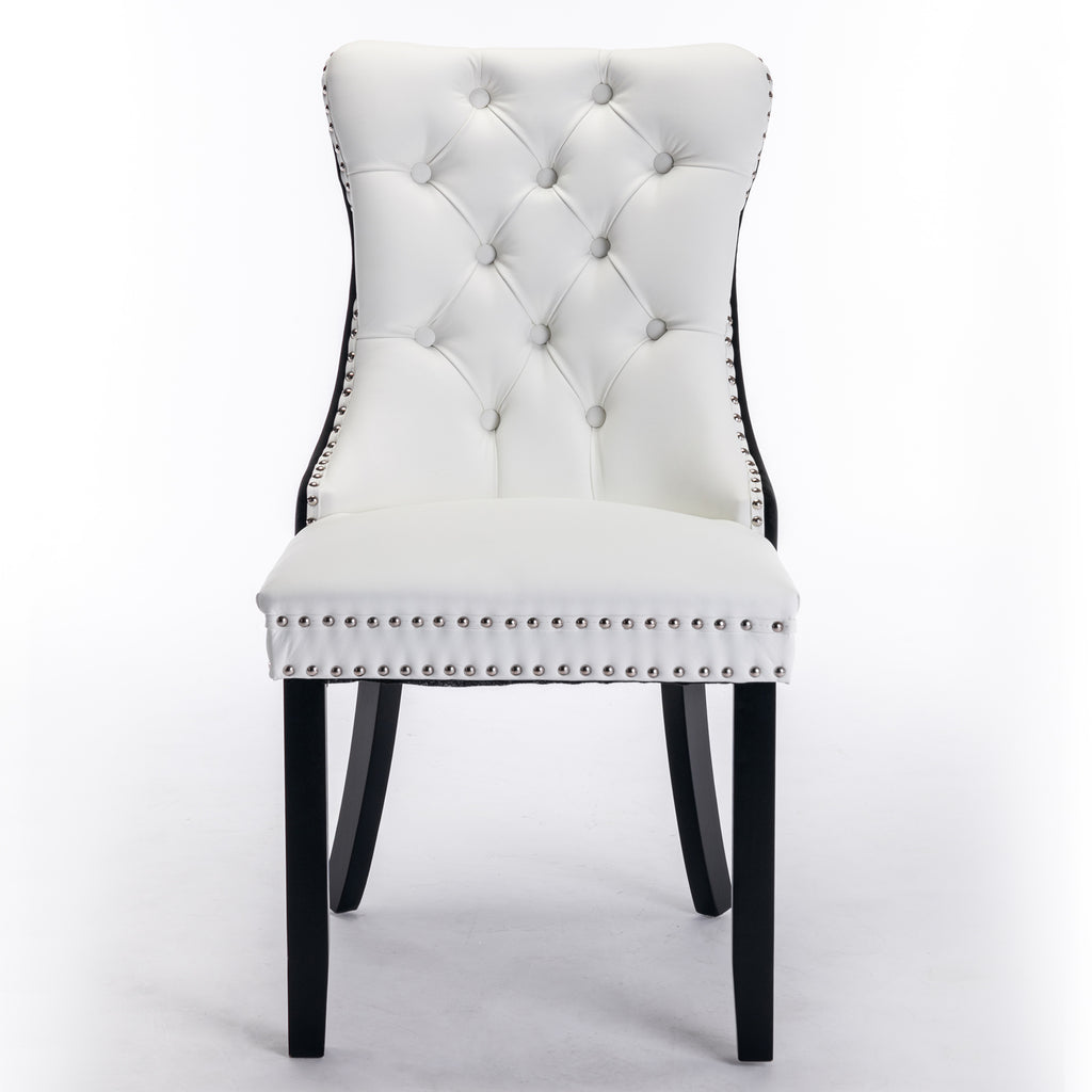 Nikki Collection Modern Tufted Dining Chair Set