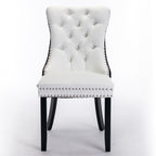 Nikki Collection Modern Tufted Dining Chair Set