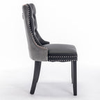 Nikki Collection Modern Tufted Dining Chair Set