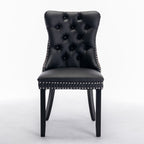 Nikki Collection Modern Tufted Dining Chair Set