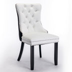 Nikki Collection Modern Tufted Dining Chair Set