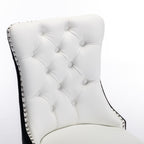 Nikki Collection Modern Tufted Dining Chair Set