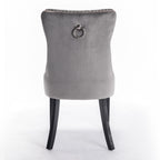 Nikki Collection Modern Tufted Dining Chair Set