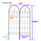 2 Pack Metal Garden Trellis