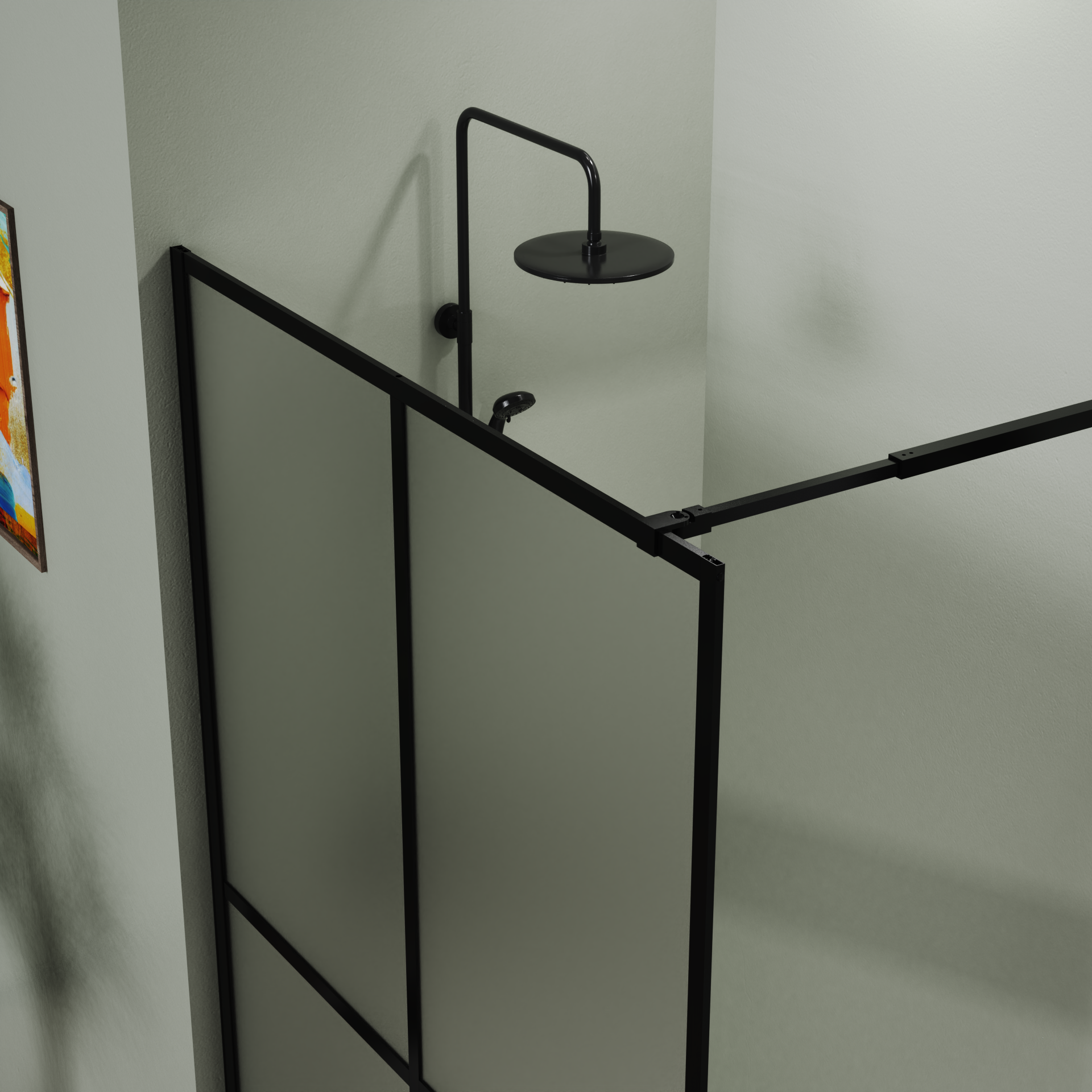 Goodyo 34" X 72" Shower Screen Door