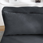 Black Chaise Lounge Indoor with Storage & Pillow