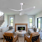 52 Inch Indoor Ceiling Fan With 6 Speed Remote