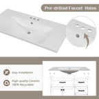 36" Bathroom Vanity with Sink Combo