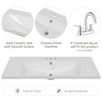 36" Bathroom Vanity with Sink Combo