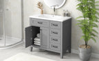 36" Bathroom Vanity with Sink Combo