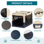 Adjustable Fabric Dog Crate for Dogs