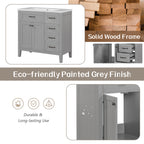 36" Bathroom Vanity with Sink Combo