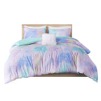 Twin/Twin XL Watercolor Tie Dye Printed Comforter Set