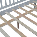 Full Size Daybed Wood Bed with Two Drawers