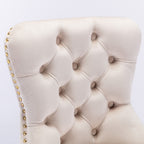 Thick Golden Swivel Velvet Barstools