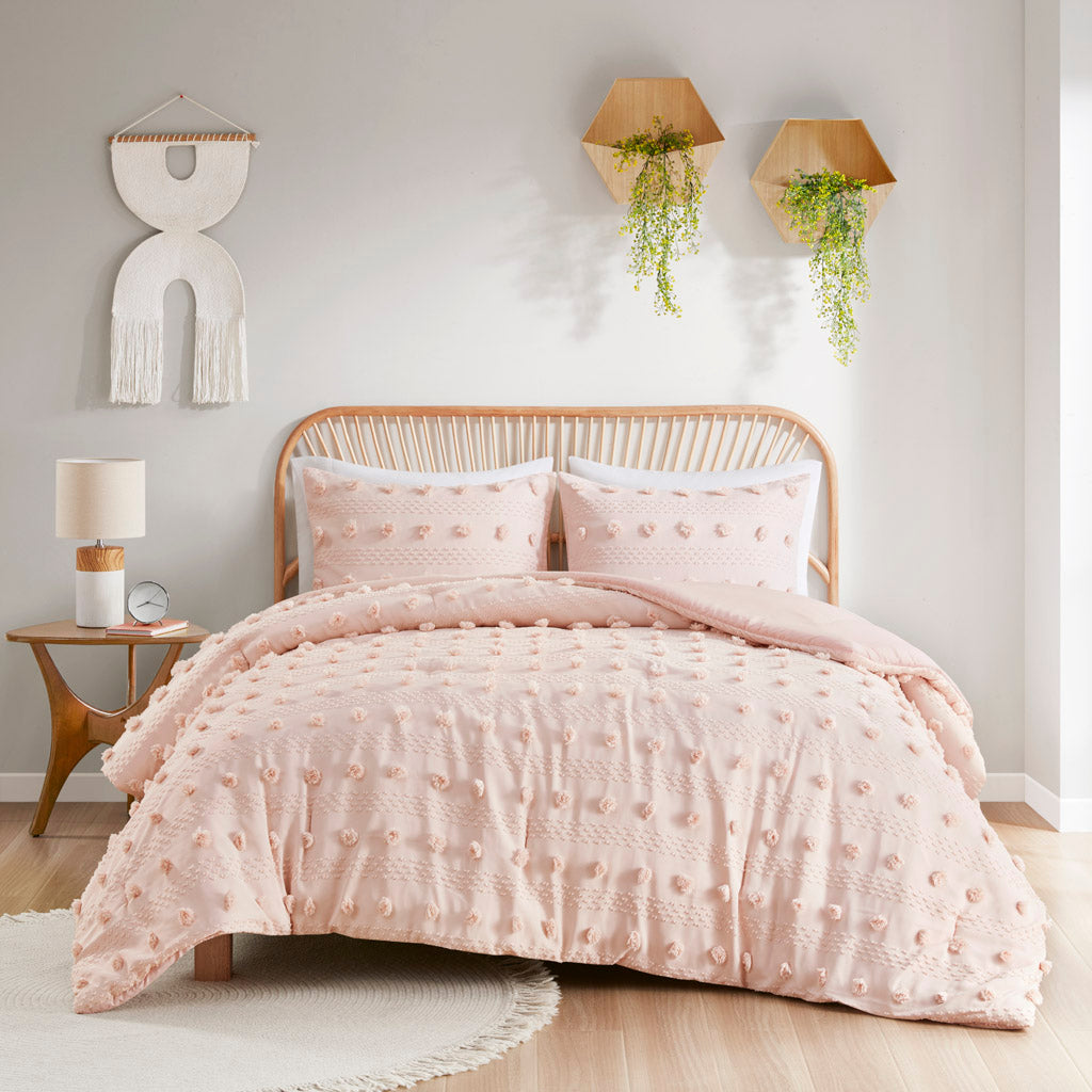 Twin/Twin XL Clip Jacquard Comforter Set