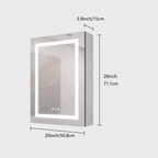 20 X 28 Inch Bathroom Medicine Cabinet with Mirror