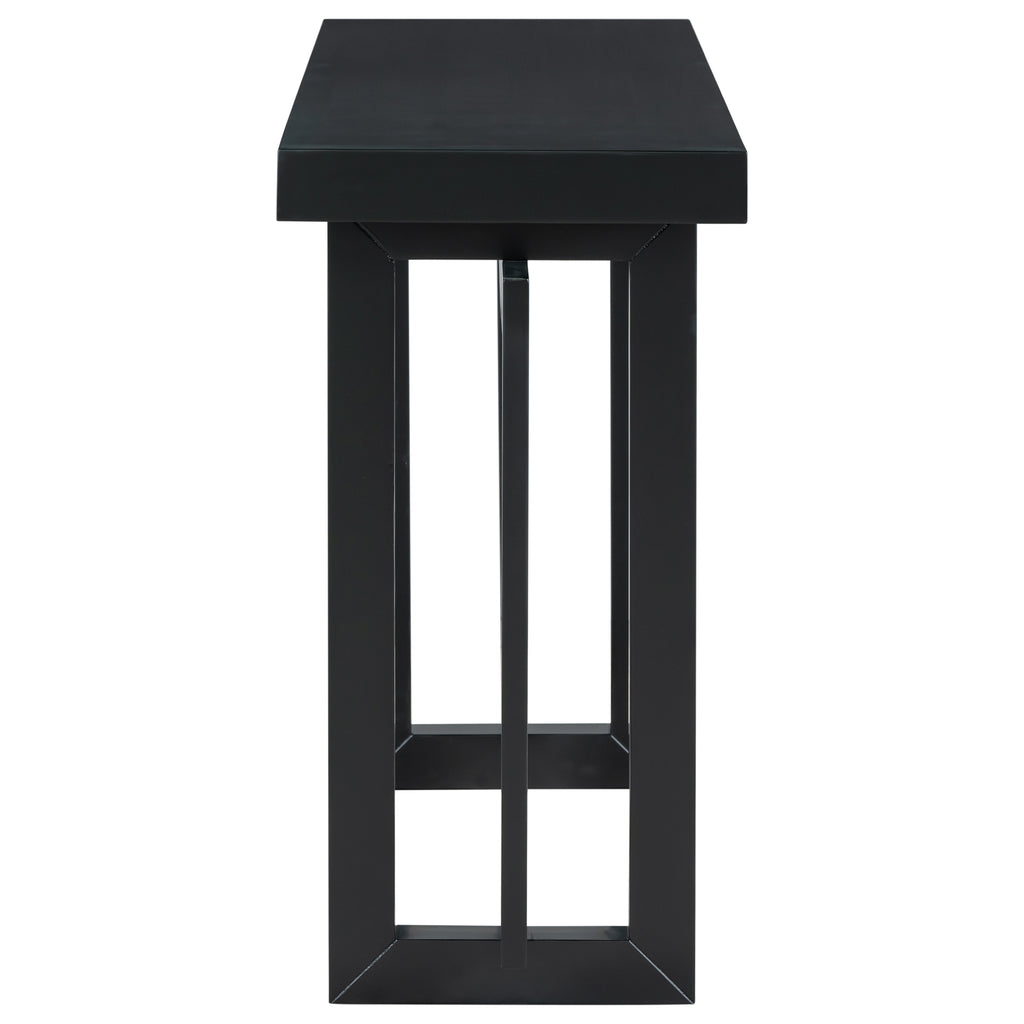U_STYLE 59.1'' Painted Entryway Table